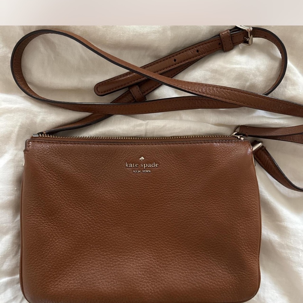 Kate Spade Chestnut Leather Shoulder Bag